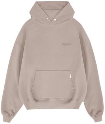 Represent Brown Letter Print Hoodie Sweatshirt OCM407-243 Buy Represent Brown Letter Print Hoodie Sweatshirt OCM407-243