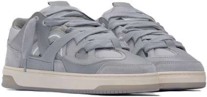 REPRESENT Bully 皮革 圓頭系帶 低幫 板鞋 男款 灰色 Order REPRESENT Bully 皮革 圓頭系帶 低幫 板鞋 男款 灰色