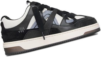 REPRESENT 霸王 牛皮 圓頭綁帶 低筒 帆布鞋 男款 黑色 Order REPRESENT 霸王 牛皮 圓頭綁帶 低筒 帆布鞋 男款 黑色