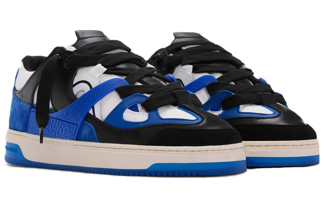 Order Represent Bully Low Top ''Blauw Leer'' M12068-380