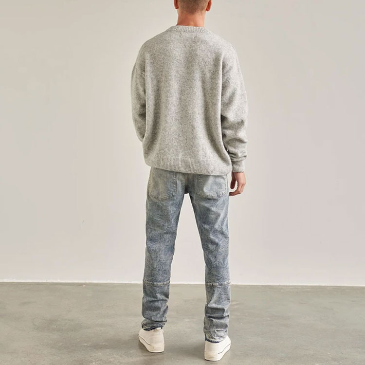 Purchase REPRESENT Baju Sejuk Kasual Knit Wool Cashmere Kelabu Terang M02043-05