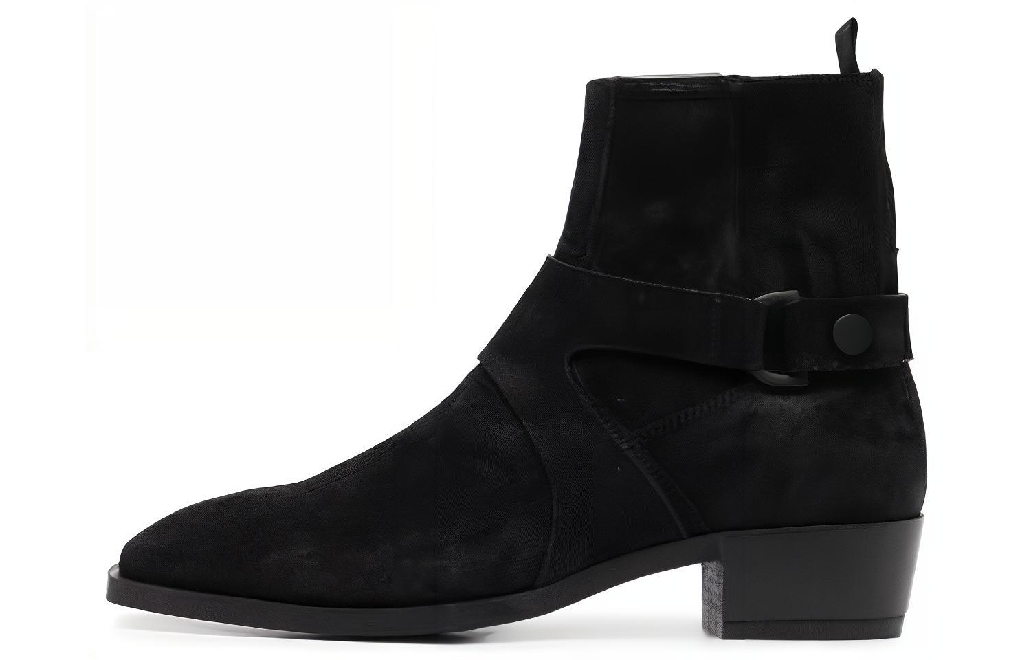 Represent Chelsea Boot 'Black Suede Lace' M12025-4