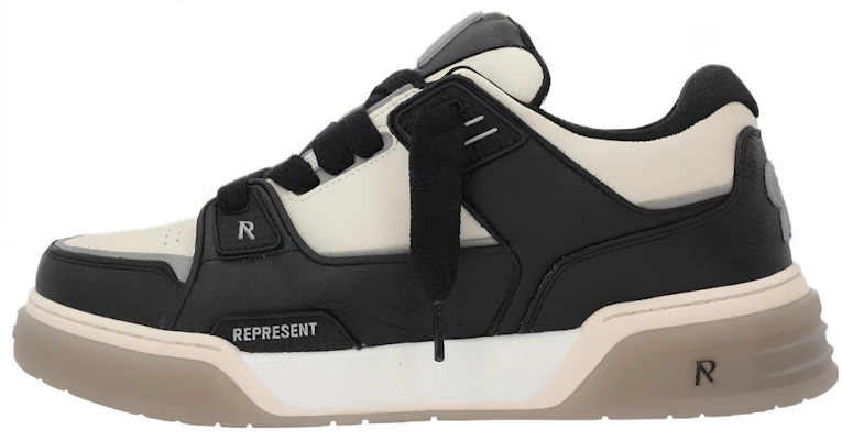 REPRESENT Classic Low-Top Leather Sneakers Black White Mens MF9007-37 Buy REPRESENT Classic Low-Top Leather Sneakers Black White Mens MF9007-37