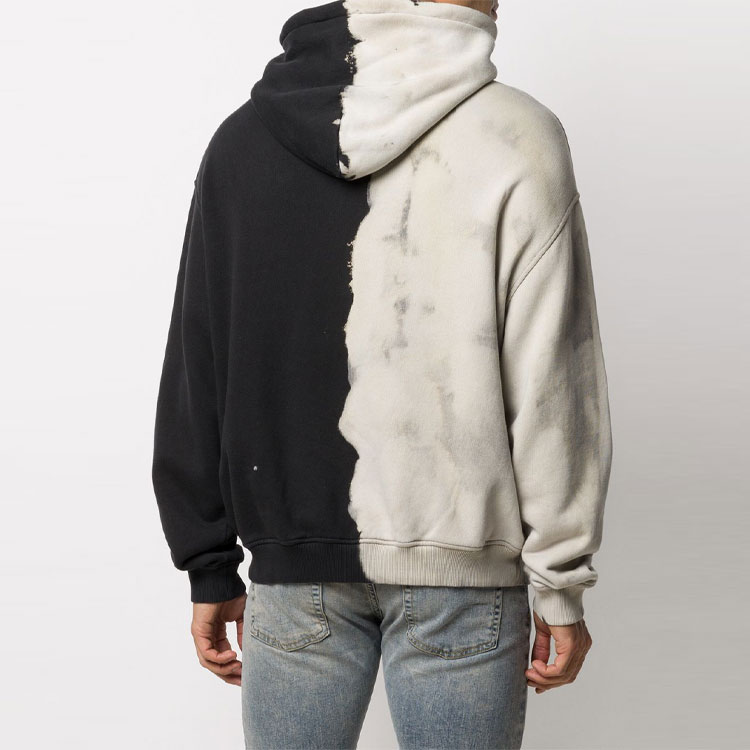 Shop REPRESENT Hoodie Kasual Katun Colorblock Hitam/Putih. M04054-34