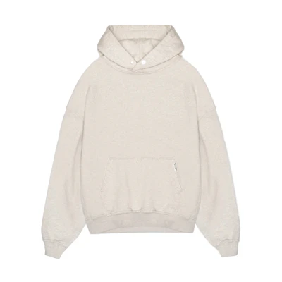 Represent Cream Oversized Letter Print Pullover Hoodie M04104-94