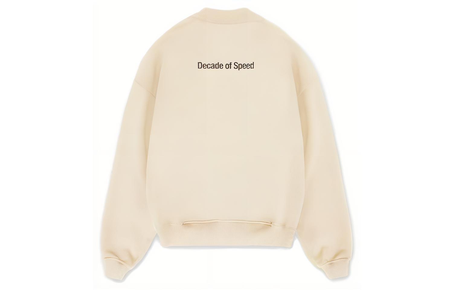 Represent Crewneck Long Sleeve Sweatshirt Off-White Letter Print M04277-94