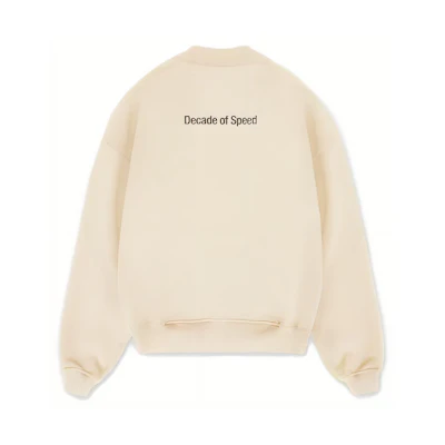 Represent Crewneck Long Sleeve Sweatshirt Off-White Letter Print M04277-94