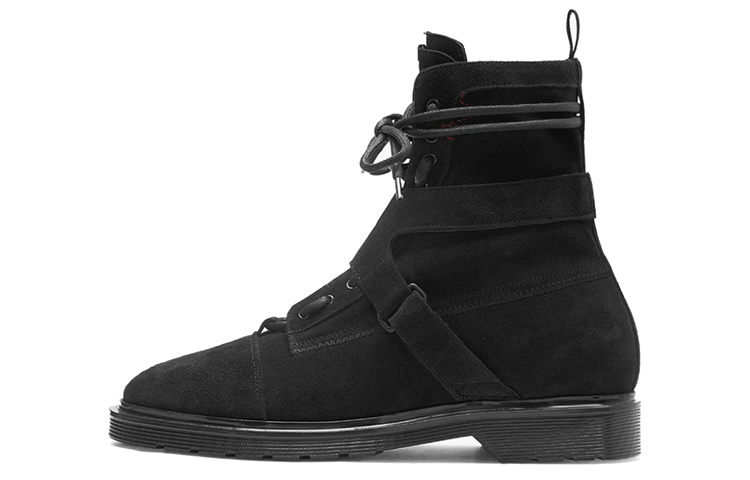 REPRESENT Fashion Suede Mid-Calf Boots Black M12026-48