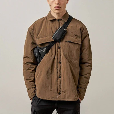 Represent FW21 Brown Single-Breasted Shirt-Style Jacket M06046-04 Lookbook Represent FW21 Brown Single-Breasted Shirt-Style Jacket M06046-04