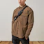 Shop Represent FW21 Brown Single-Breasted Shirt-Style Jacket M06046-04