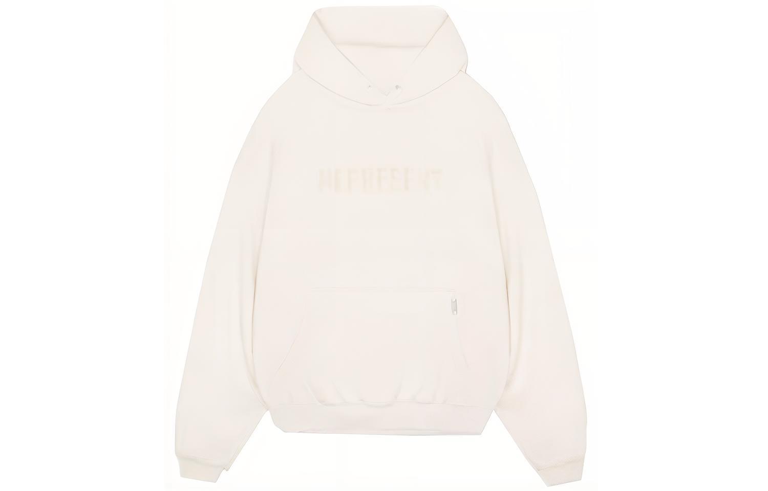 Represent FW21 Embroidered Logo Hoodie White M04143-72