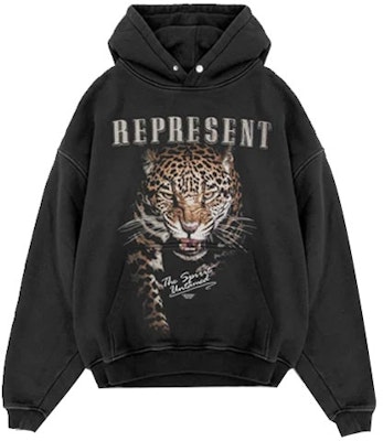 REPRESENT FW21 レオパードプリント オーバーサイズフーディ ブラック M04146-03 Buy REPRESENT FW21 レオパードプリント オーバーサイズフーディ ブラック M04146-03