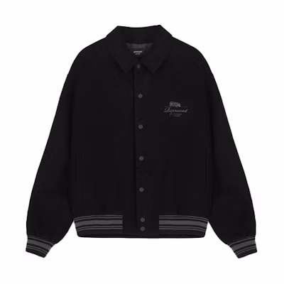 Represent FW21 Logo Button-Up Long Sleeve Jacket Men Black M01085-01