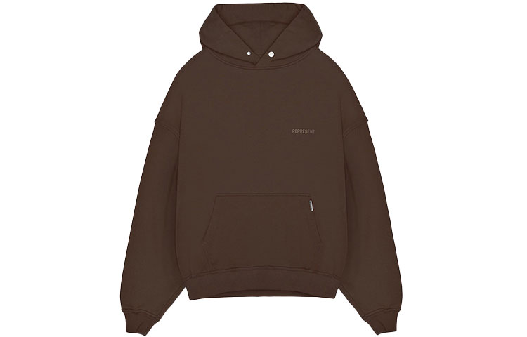 Represent FW21 Logo Hoodie Brown M04199-04