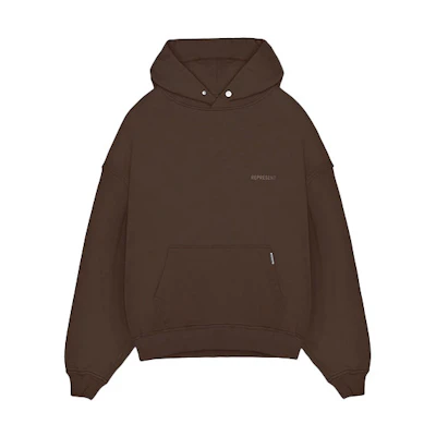 Represent FW21 Logo Hoodie Brown M04199-04