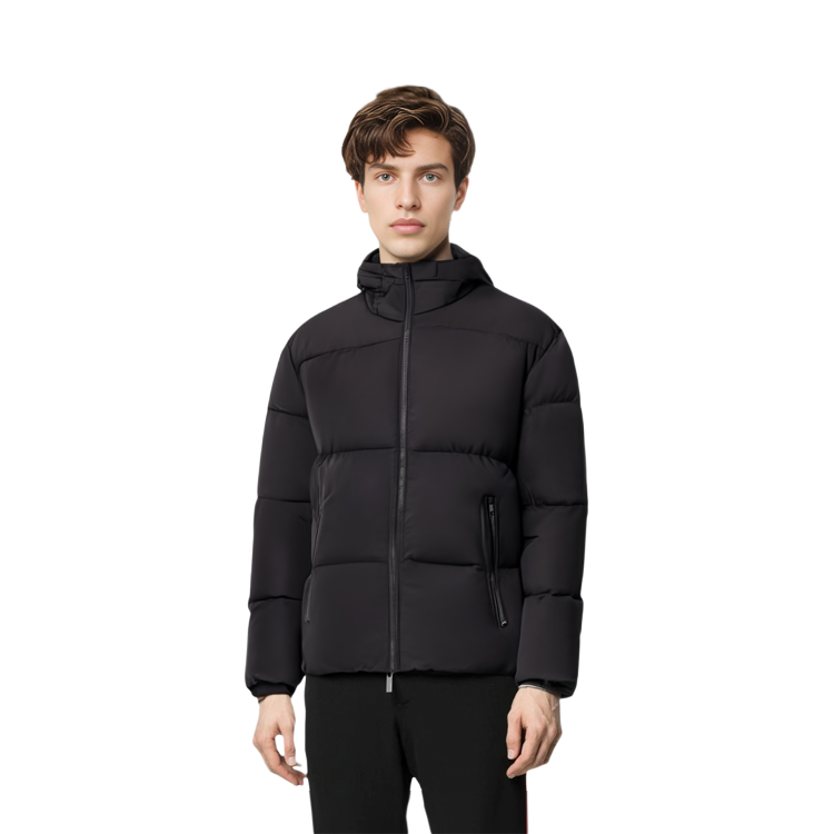 Details for REPRESENT FW21 Matte Hooded Down Jacket Winter Black M01090-01