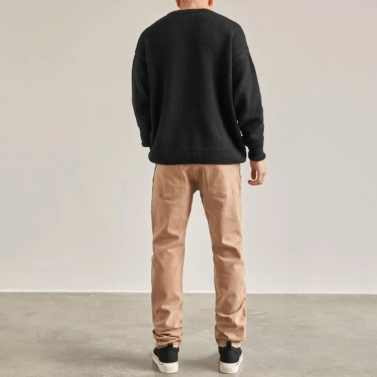 Purchase REPRESENT FW21 オーバーサイズ レターロゴ セーター ブラック M02043-01