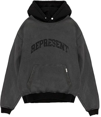 리프레젠트 FW21 오버사이즈 로고 후디 풀오버 그레이 블랙 M04140-20 Order 리프레젠트 FW21 오버사이즈 로고 후디 풀오버 그레이 블랙 M04140-20
