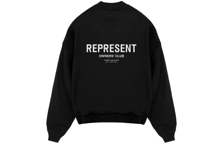 Lookbook Represent FW21 Owners Club Logo Hoodie Black Men M04159-01
