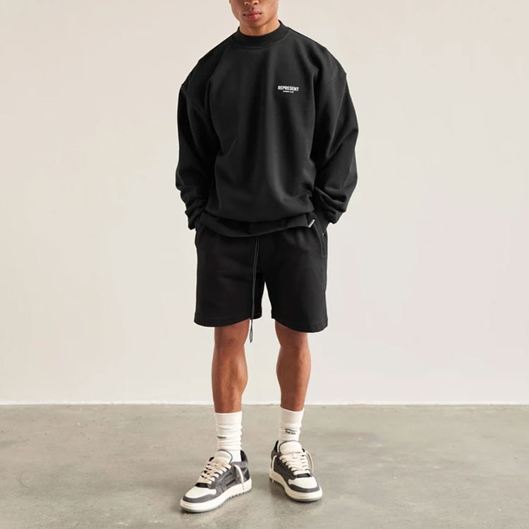 Shop Represent FW21 Owners Club Logo Hoodie Black Men M04159-01