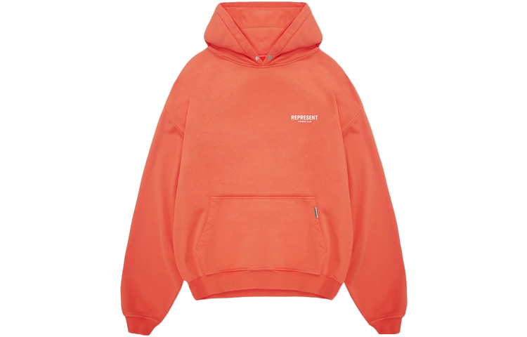Represent FW21 Owners Club Orange Logo Hoodie Long Sleeve M04153-129