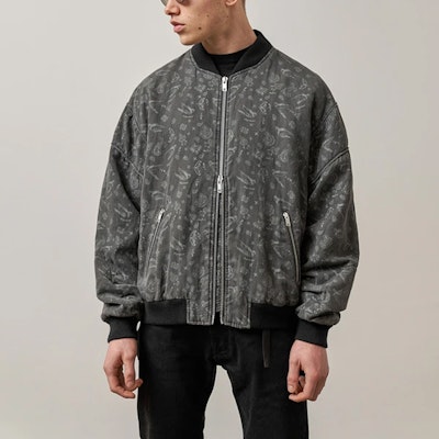 REPRESENT FW21 Paisley Jacket Grey Menswear M01077-92 Lookbook REPRESENT FW21 Paisley Jacket Grey Menswear M01077-92