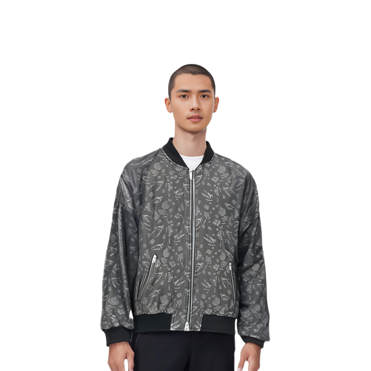 Purchase REPRESENT FW21 Paisley Jacket Grey Menswear M01077-92