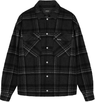 REPRESENT FW21 Plaid Print Collared Jacket Men’s Black M06045-05 Order REPRESENT FW21 Plaid Print Collared Jacket Men’s Black M06045-05