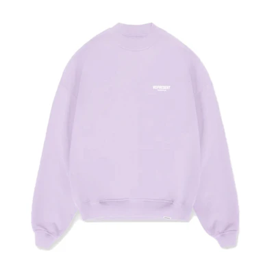 Represent FW21 Purple Crewneck Sweatshirt for Men Casual Style M04159-138