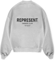 REPRESENT FW22 灰色背面字母印花套头衫. M04159-302 Lookbook REPRESENT FW22 灰色背面字母印花套头衫. M04159-302