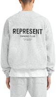 REPRESENT FW22 灰色背面字母印花套头衫. M04159-302 Sizing REPRESENT FW22 灰色背面字母印花套头衫. M04159-302