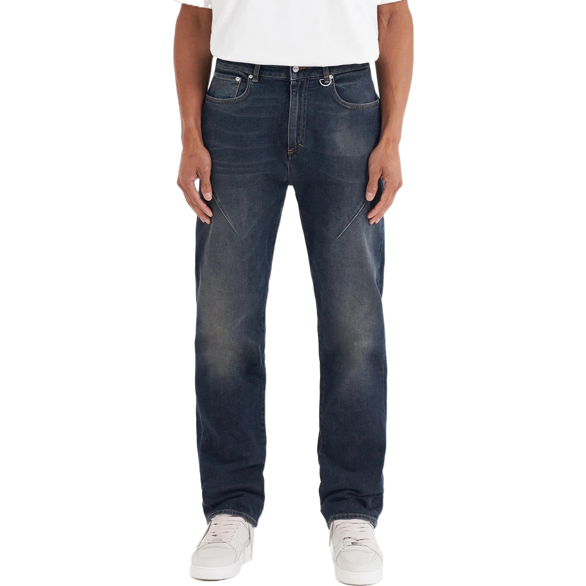 Purchase REPRESENT FW22 寬鬆剪裁純色牛仔褲 深藍色 M07088-176