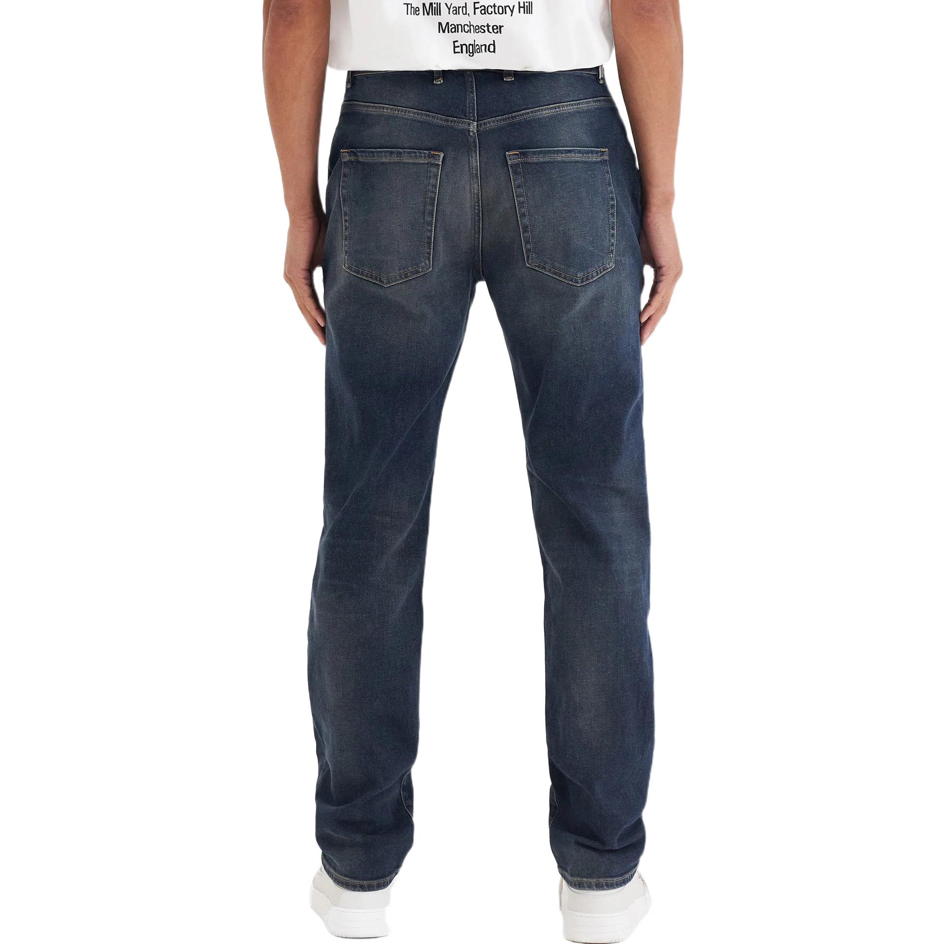 Details for REPRESENT FW22 寬鬆剪裁純色牛仔褲 深藍色 M07088-176