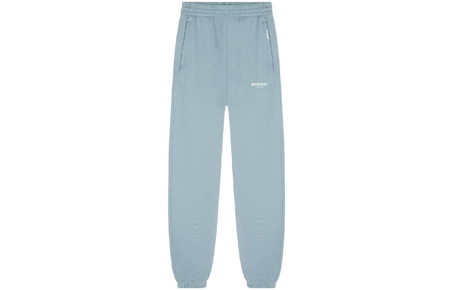 REPRESENT FW22  Solid Blue Jogger Casual Pants M08175-143