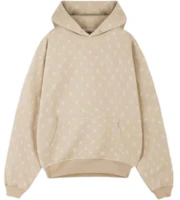 Represent FW22 All-Over Logo Oversized Hooded Sweater White M04220-209 Represent FW22 All-Over Logo Oversized Hooded Sweater White M04220-209