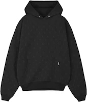Order Represent FW22 全印花Logo寬鬆連帽衫 黑色 男款 M04220-171