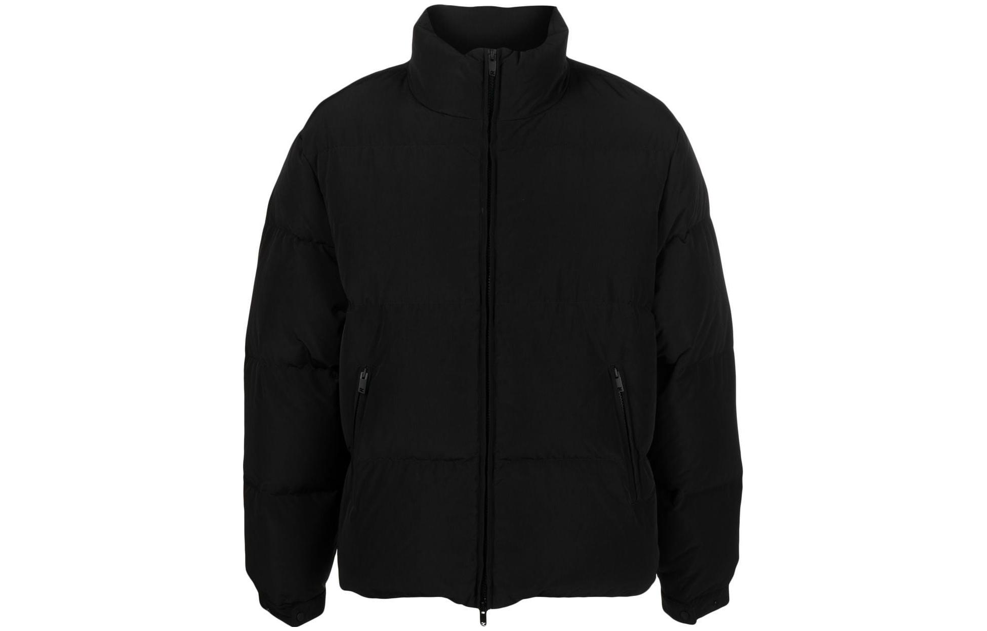 REPRESENT FW22 Black Logo Fleece Lined Zip-Up Jacket for Men M01208-01