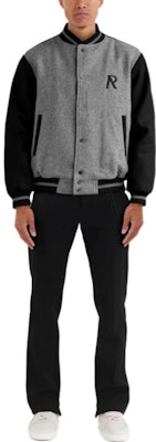 REPRESENT FW22 Jaket Bomber Colorblock Single-Breasted - Kelabu M01145-05 Lookbook REPRESENT FW22 Jaket Bomber Colorblock Single-Breasted - Kelabu M01145-05