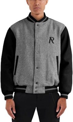 REPRESENT FW22 Jaket Bomber Colorblock Single-Breasted - Kelabu M01145-05 Shop REPRESENT FW22 Jaket Bomber Colorblock Single-Breasted - Kelabu M01145-05