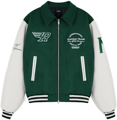 REPRESENT FW22 配色标志印花绿色棒球夹克 长袖外套 M01143-62 Buy REPRESENT FW22 配色标志印花绿色棒球夹克 长袖外套 M01143-62