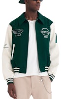 REPRESENT FW22 Jaket Varsity Lengan Panjang Hijau Logo Colorblock. M01143-62 Shop REPRESENT FW22 Jaket Varsity Lengan Panjang Hijau Logo Colorblock. M01143-62