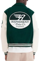 REPRESENT FW22 Jaket Varsity Lengan Panjang Hijau Logo Colorblock. M01143-62 Purchase REPRESENT FW22 Jaket Varsity Lengan Panjang Hijau Logo Colorblock. M01143-62