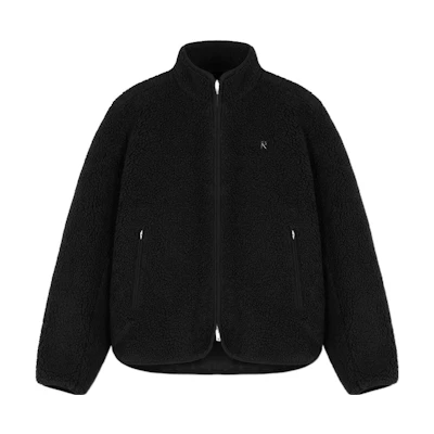Represent FW22 Dual Zipper Logo Jacket Black Outerwear M01185-01