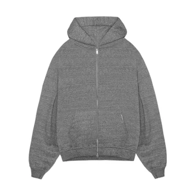 Represent FW22 Grey Zip-Up Hoodie M04201-111