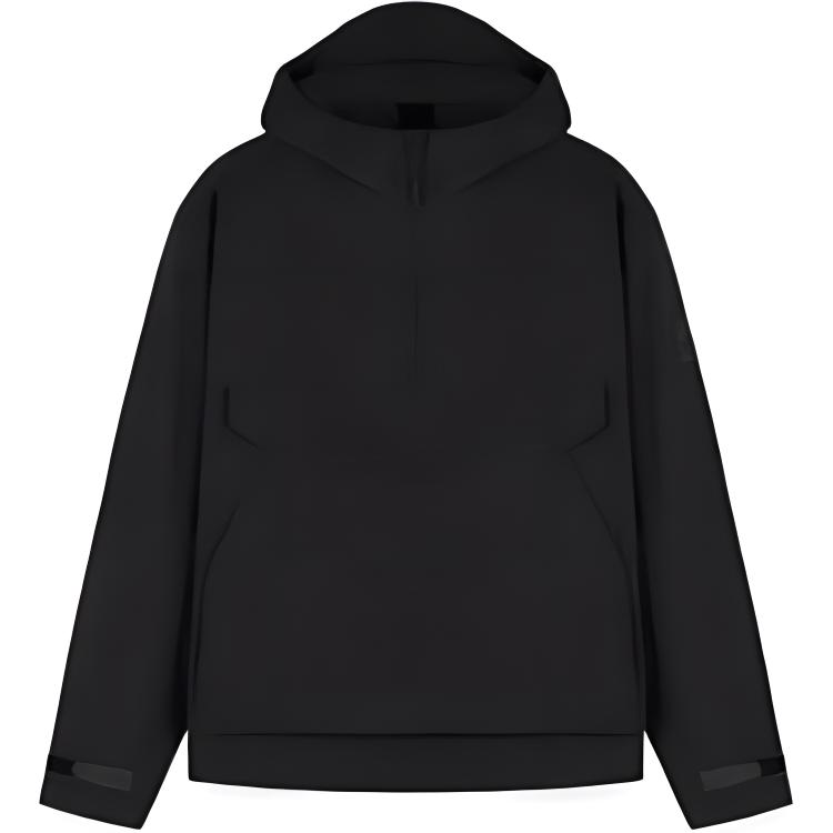 Represent FW22 Half-Zip Logo Hoodie Jacket Black MX004-01