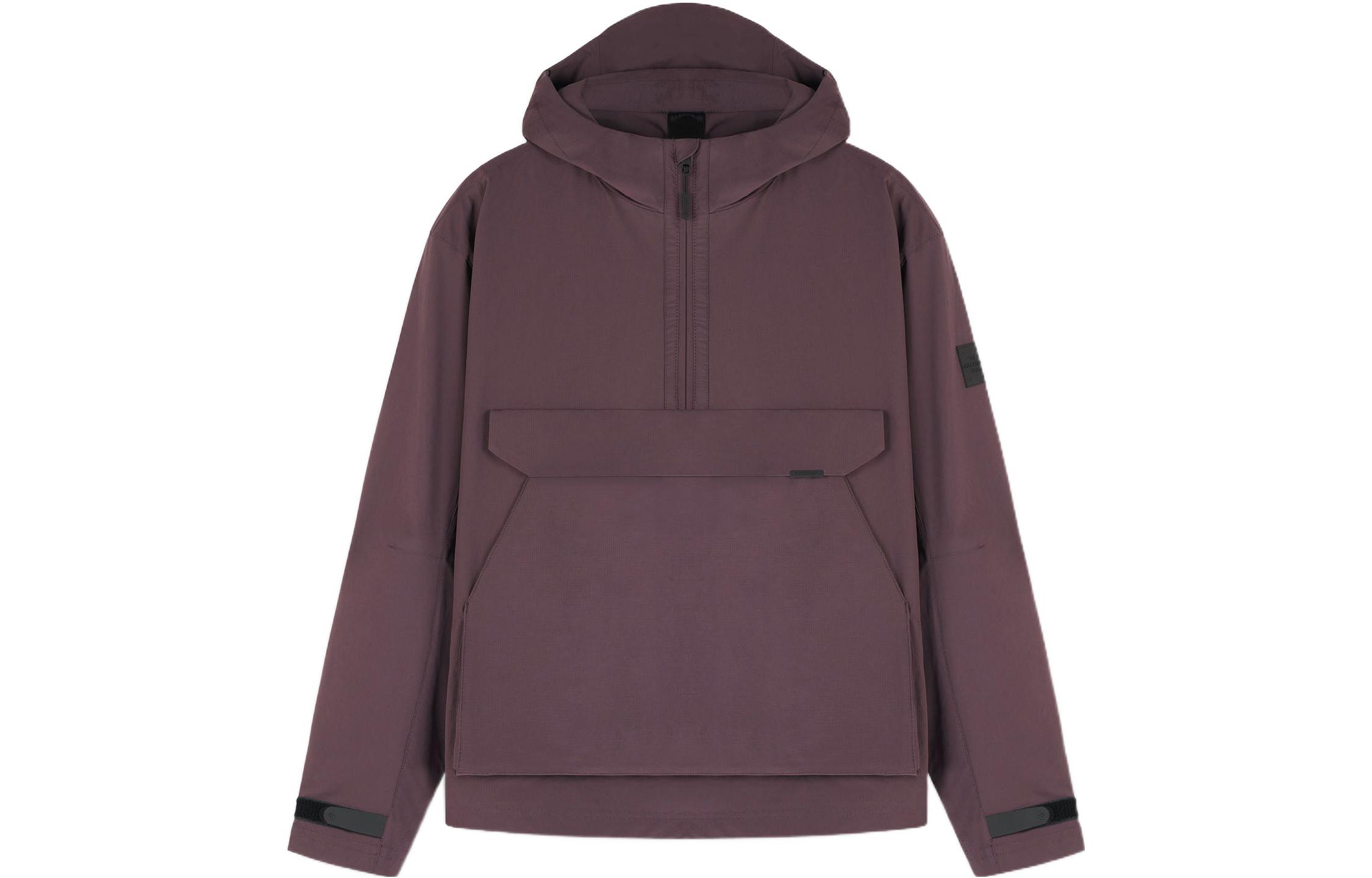 Represent FW22 Oversized Pocket Zipper Logo Hoodie Jacket Purple-Red Men MX004-187