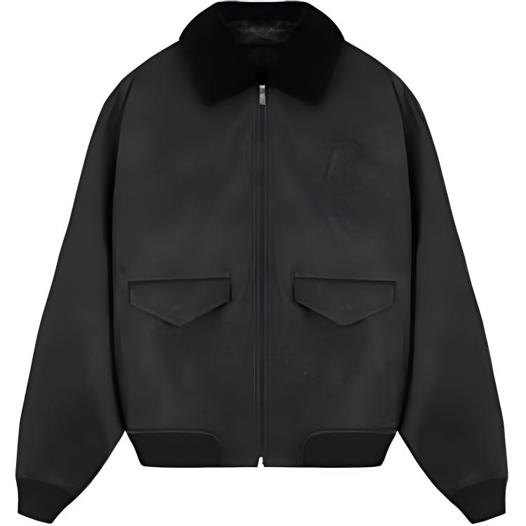 Represent FW22 Patchwork Zip Jacket Black M01162-01