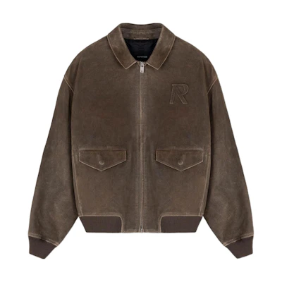 Represent FW22 Patchwork Zip Jacket Brown - Casual Outerwear M01162-03