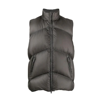 REPRESENT FW22 Quilted Stand Collar Vest Black M01138-01