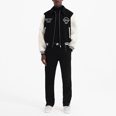 REPRESENT FW22 Racing Team Varsity Bomber Jaket Hitam Uniseks M01143-01 Shop REPRESENT FW22 Racing Team Varsity Bomber Jaket Hitam Uniseks M01143-01